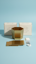 Brushed gold planter DIY kit