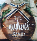 "Family" Pine Round