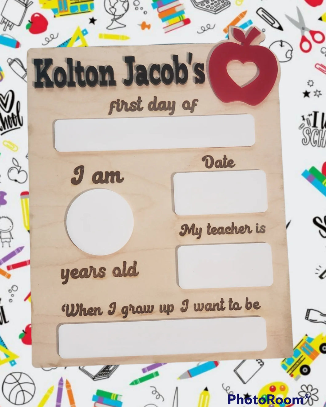 Back to School Sign- Customized