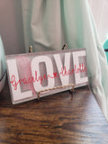 Custom "Love" Tile