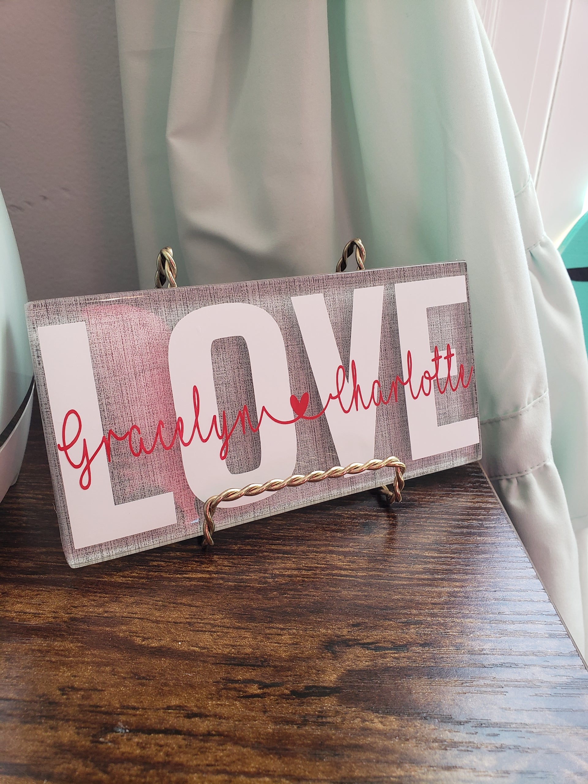 Custom "Love" Tile